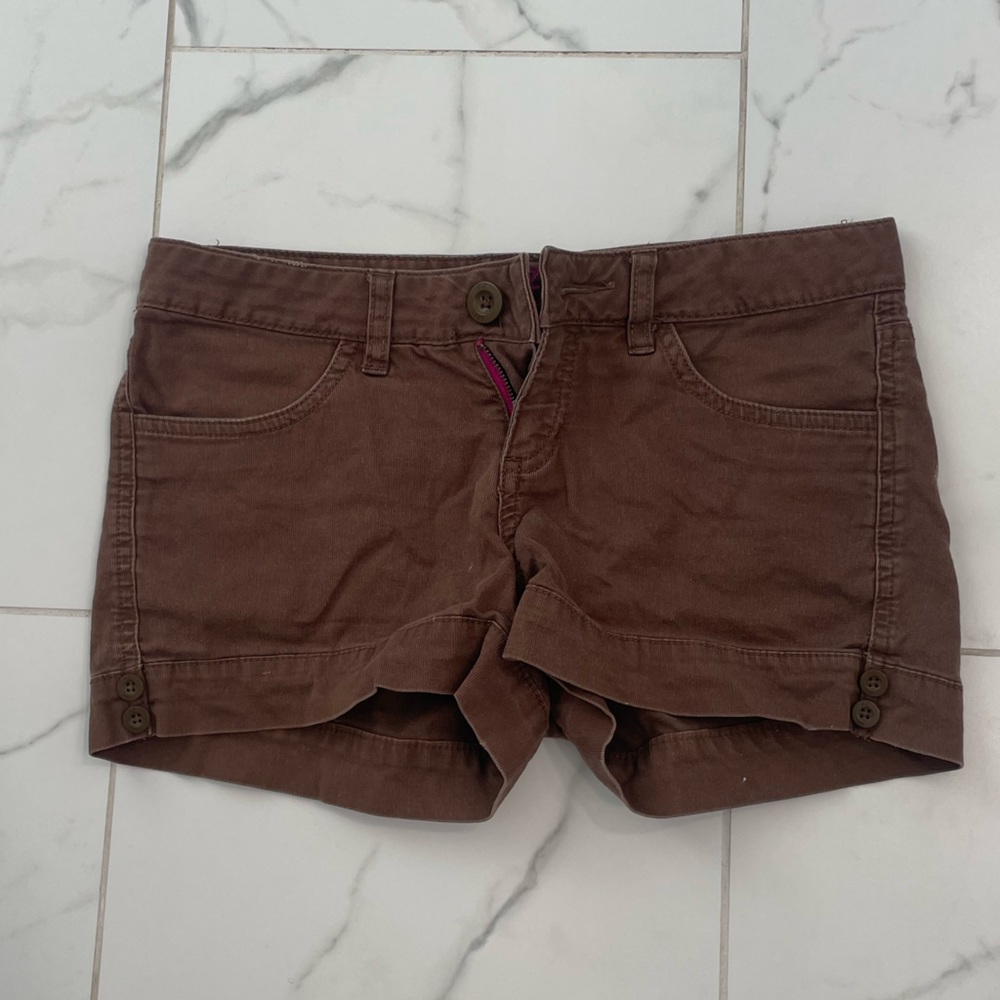 Low-rise Corduroy Shorts